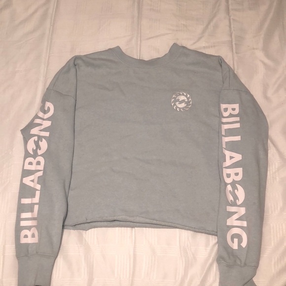 Billa Bong Baby Blue cropped sweatshirt - Picture 1 of 3